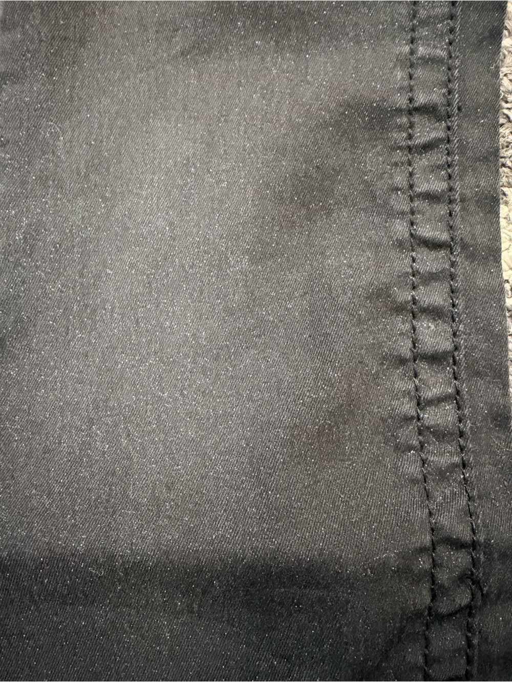 Maurices Black Skinny Jeans Womens Small Coated Stretch Denim Mid Rise 30 Inseam - Picture 6 of 6